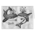 kissing whales cards