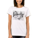 Kissing whales t-shirts