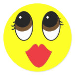 Kissy Face stickers