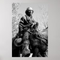 Kit Carson Statue, Carson City, Nevada posters