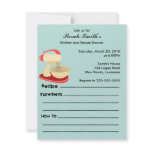 Kitchen and Recipe Shower invitations