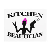 Kitchen Beautician Post Card