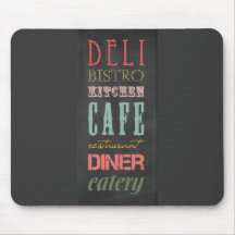 kitchen-chalkboard KITCHEN RESTAURANT DELI CAFE BI Mouse Pad