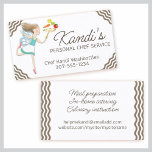 kitchen cooking fairy vegetables business card business cards
