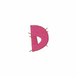 Kitchen Craft Letter D embroidered shirts