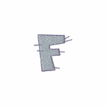 Kitchen Craft Letter F embroidered shirts