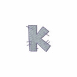 Kitchen Craft Letter K embroidered shirts