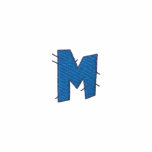 Kitchen Craft Letter M embroidered shirts