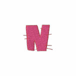 Kitchen Craft Letter N embroidered shirts