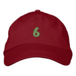 Kitchen Craft Number 6 embroidered hats
