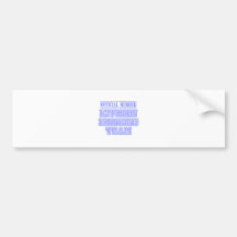 Kitchen Drinking Team Bumper Sticker