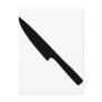 kitchen knife postcard