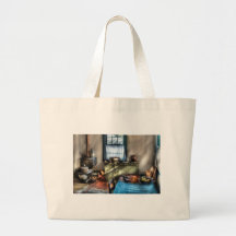 Kitchen - Old fashioned kitchen Tote Bags