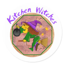 Kitchen Witch Stickers