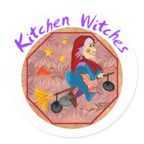 Kitchen Witch Stickers