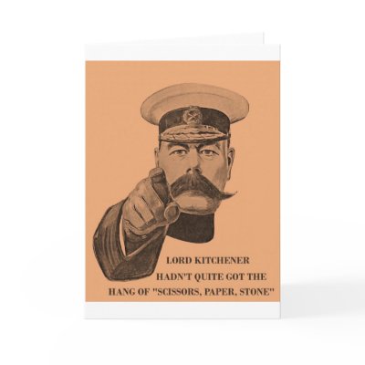 Kitchener Greetings Card by johntoon
