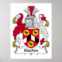Kitchin Family Crest Print