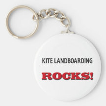 Kite Landboarding Rocks Key Chain