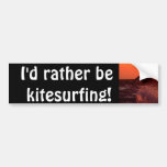 Kite Surfer Bumper Sticker