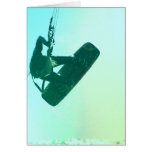 Kiteboarding Air Greeting Card cards