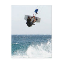 Kiteboarding Jump Postcard