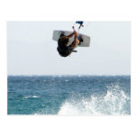 Kiteboarding Jump Postcard postcards