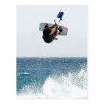Kiteboarding Jump Postcard postcards