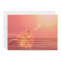Kiteboarding Sunset Invitation