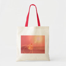 Kiteboarding Sunset Tote Bag