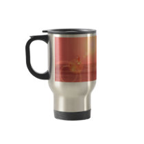 Kiteboarding Sunset Travel Mug