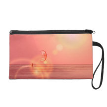 Kiteboarding Sunset Wristlet