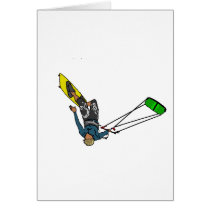 kitesurfer greeting cards