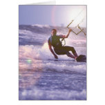 Kitesurfer Greeting Card cards