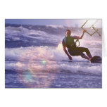 Kitesurfer Greeting Card cards