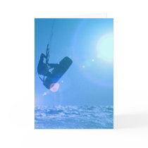 Kitesurfing Air Greeting Cards