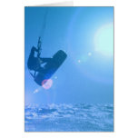 Kitesurfing Air Greeting Cards cards