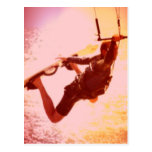 Kitesurfing Grab Postcard postcards