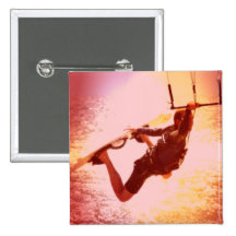 Kitesurfing Grab Square Pin
