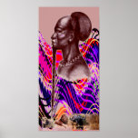 Kitete, Kikongo Bantu Chief-Africa-1800's posters