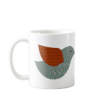 Kitschy Pattern Dove mugs