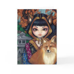 "Kitsune" Greeting Card