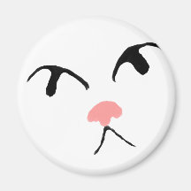 kitteh fridge magnet