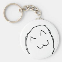 Kitteh Smile Troll Key Chain