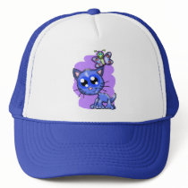 Kitten and Butterfly Hat