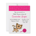 Kitten Baby Shower Invitation