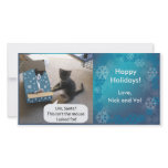 Kitten Christmas Surprise Photocard
