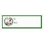 Kitten Christmas Wishes Gift Tags business cards