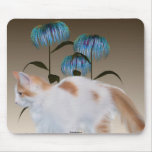 Kitten Flowers Mousepad