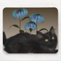 Kitten Flowers Mousepad