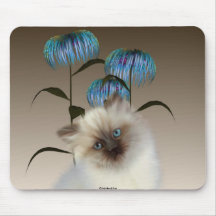 Kitten Flowers Mousepad